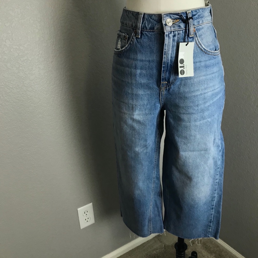 TopShop Crop Wideleg Jeans